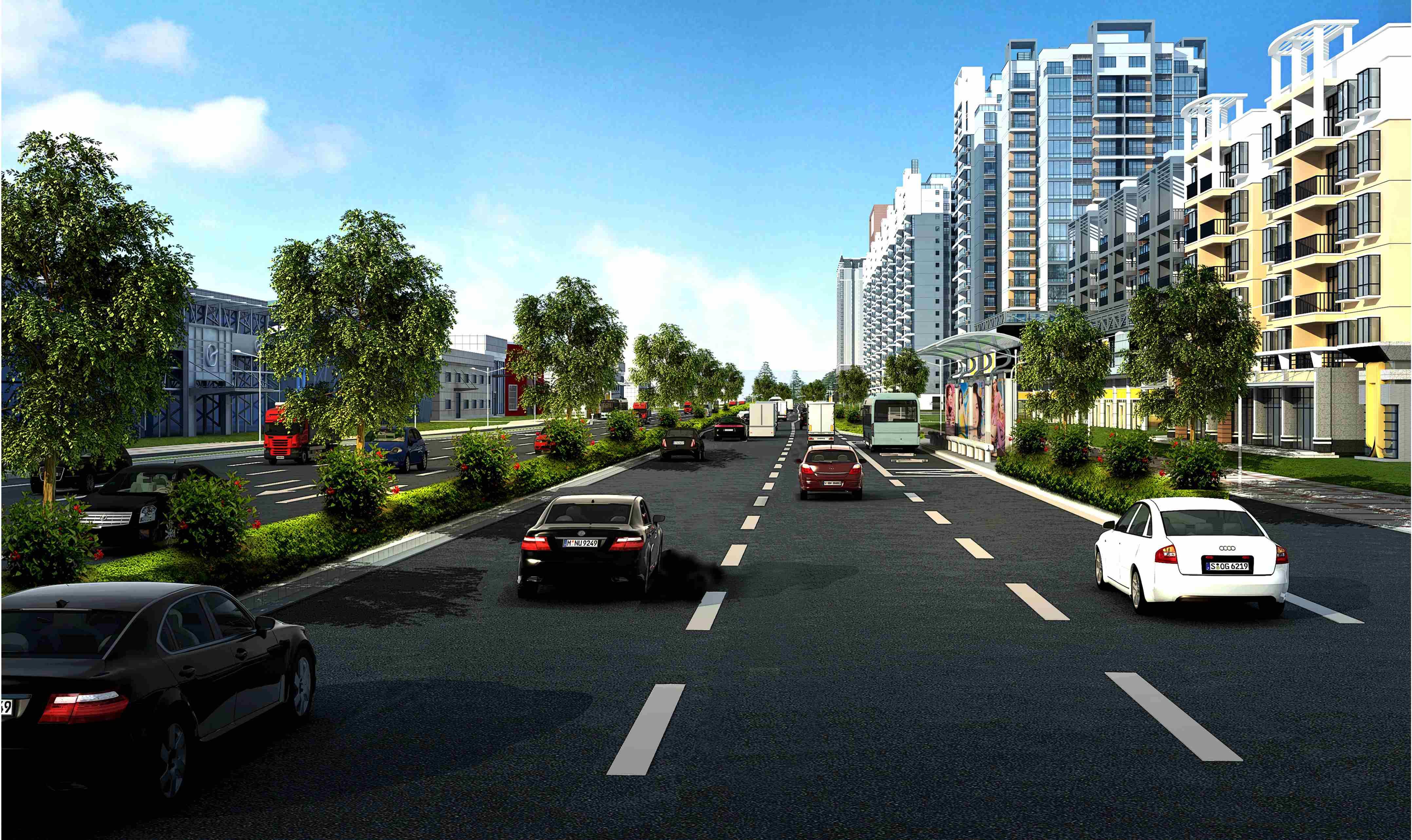 3、南寧市金橋農(nóng)產(chǎn)品批發(fā)市場周邊市政1號道路工程_副本.jpg